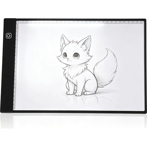Boîte à Lumière De Tableau LED De Traçage A4, Panneau Lumineux A4 Boîte à Lumière LED A4 Pour Dessin, Croquis, Traceur, Bloc De Lumière De Traçage Ultra Fin, Bloc De Lumière A4 LED Pour Peinture (1/5)