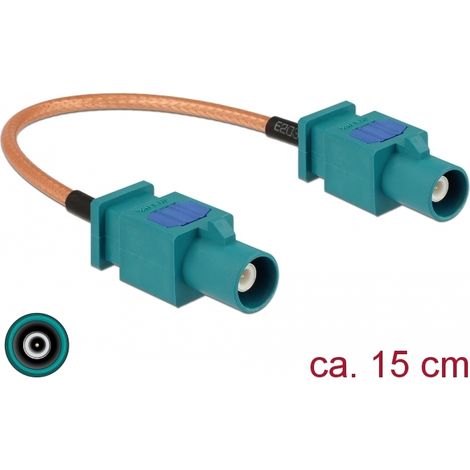 Delock Cable de antena de FAKRA Z macho  FAKRA Z macho de RG-316 15 cm
