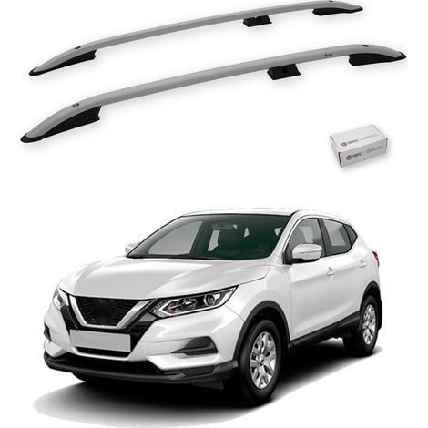 TURTLE kompatibel mit Nissan Qashqai (J11) 2014-2020 Dachreling Crown Grau (1/5)
