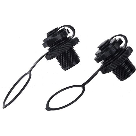 Luftventil, 2 Spiralluftkappen, Ersatz-Aufblasschraube, Boston-Ventil für Schlauchboote und Kajaks, Ersatz für Schwimmerstopper, Standard