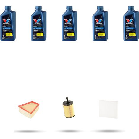 Kit tagliando 3 FILTRI e 5L OLIO compatibile con Seat Ibiza III 1.4 TDI 55kw dal 2002 al 2009 (1/5)