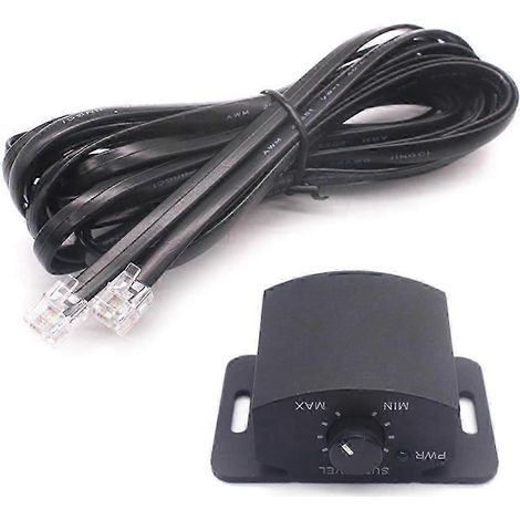 Télécommande de remplacement pour amplificateur, bouton de basses, commande de volume à distance pour subwoofer 6 broches