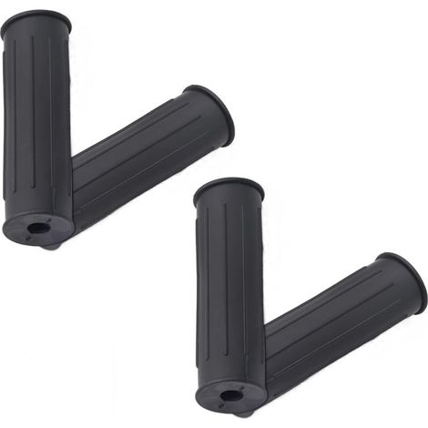 Poignées Antidérapantes pour Brouette, 4 PCS Poignées de Brouette Universelles, 25 mm Manches de Brouettes, Poignées de Brouette, Poignée de Chariot en Caoutchouc, Convient aux Vélos, Sco (1/5)