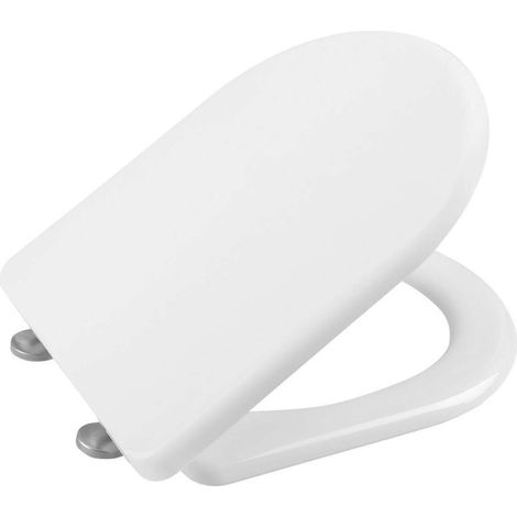 Sapho Lena - Asiento de WC Soft Close antibacteriano, duroplástico, blanco 1703-113 (1/5)
