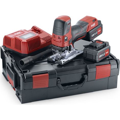 Seghetto alternativo 18V JS 18.0-EC/5.0 Set FLEX - 2 batterie + caricabatterie + valigetta + accessori - 489778 (1/5)