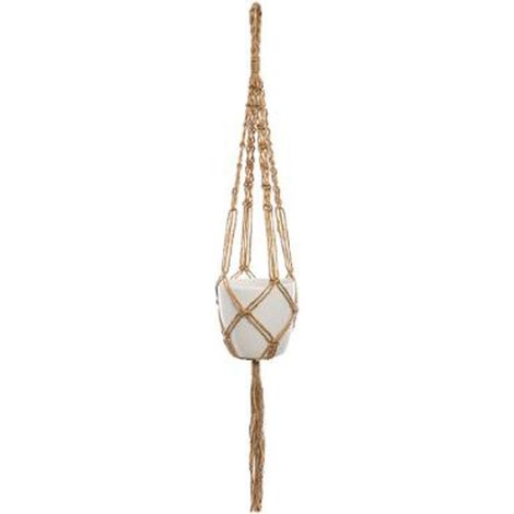Cache Pot Suspendu "Corde" 75cm Naturel (1/2)