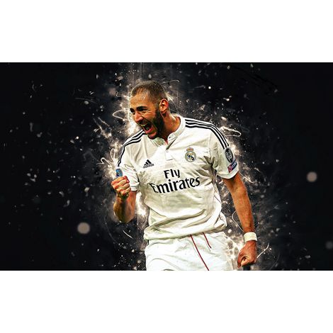 Papier peint panoramique Football - Joueur de Foot - 130 cm x 81 cm (1/2)