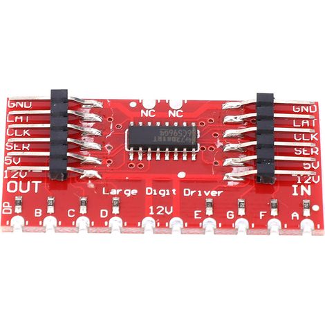 Module de registre à décalage 8 bits TPIC6C596 avec pilote de grands chiffres et afficheur LED 7 segments (1/5)