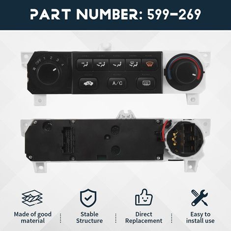 599-269 is suitable for the 99-04 Honda Odyssey air conditioning control panel switch. (1/4)