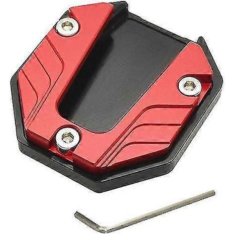 Motorrad-Seitenständerverlängerung, Fußstützenhalterung, Feststellbremsfußplatte für Elektromotorräder – Rot (1/5)