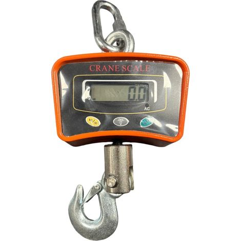 BILANCIA ELETTRONICA DIGITALE 500 KG STRAPPO APPESA DINAMOMETRO LCD PORTATILE