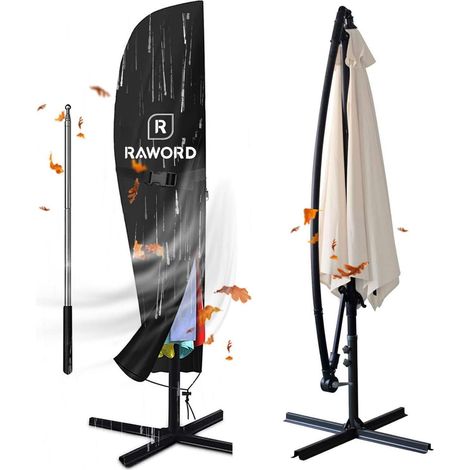 Raword Ampelschirm Schutzhülle 2-4m wasserdicht UV-Anti Winddicht Snowproof (1/5)