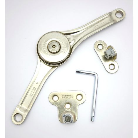 Vernickelter Arm für Oberlichttüren (1/5)