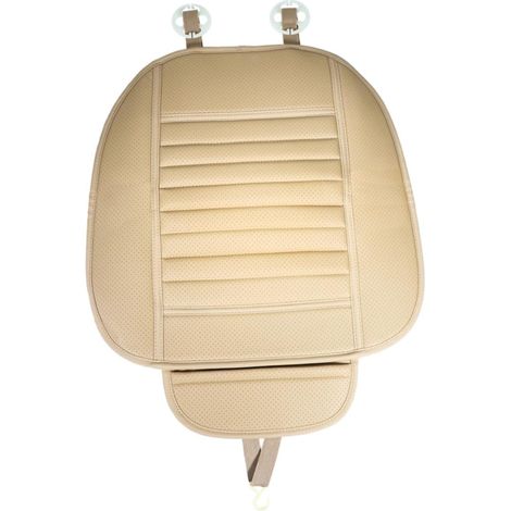 Housse Siège Voiture Imperméable Beige Antidérapante PU Protection (1/5)