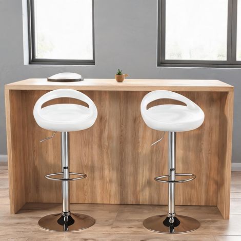 Tabouret de bar réglable de 76 à 96 cm 46 x 41 x 96 cm (1/5)