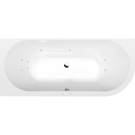 VIVA L Baignoire balnéo, 175x80x47cm, Active Hydro, chrome (1/2)