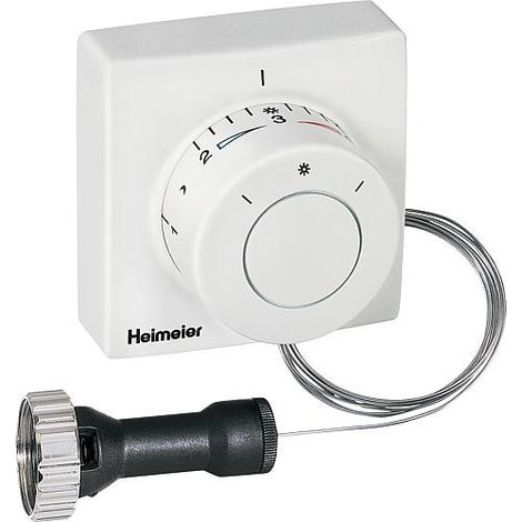 Heimeier Tête de thermostat blanche ajusteur à distance