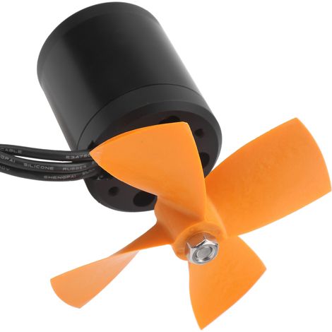 Wasserdichter Motor 5062, hohes Drehmoment, Edelstahl 316, mit 1-teiligem Flügel, Schutzart IP68, 24 V DC, 500 W, 160 kV (1/5)