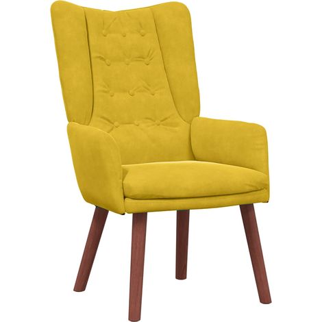 Maison Exclusive - Sessel Gelb 63 x 67 x 94 cm Samt (1/5)