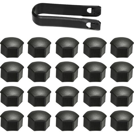 Kit de remplacement de cache-écrous de roue pour Tesla Model 3 (21 pièces) : cache-écrous, extracteur de cache-écrous. (1/5)
