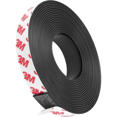 Rollo de cinta magnética de 2 m，cinta magnética autoadhesiva，tira magnética con cinta adhesiva 3M，hogar (1,5 cm x 1,5 mm) (1/5)