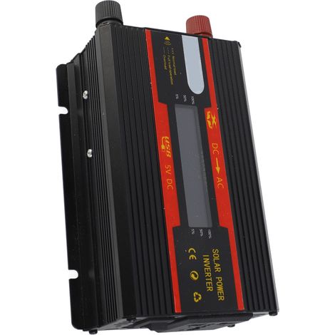 Onduleur Voiture 12V 220V 3000W de Puissance Crête avec Affichage LCD et Ventilateur Intelligent pour Appareils Électroniques (1/5)