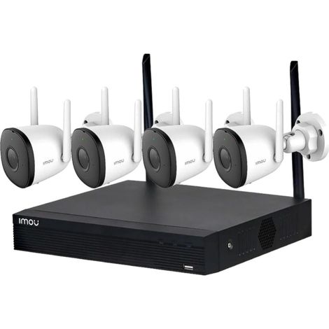 Imou Kit Videosorveglianza Wi-fi Nvr 4 Telecamere NVR1104HS-W-S2-CE-1T / 4-F22P