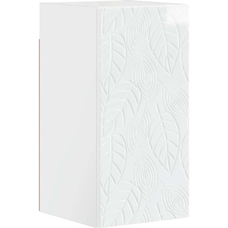 Badezimmer-Wandschrank DELFT Hochglanz Weiß 30 x 31 x 59 cm vidaXL (1/5)
