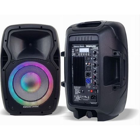 TRADE SHOP - Coppia Casse Audio Amplificate 2000w Extreme Sound 12" Bluetooth Usb Rgb Xevo-12 -