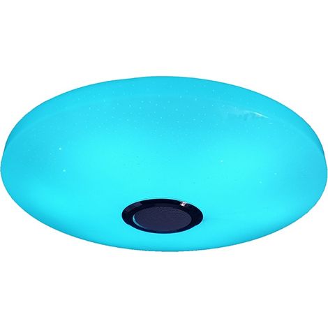Plafonnier led 36w avec haut-parleur bluetooth, intelligent avec télécommande et contrôle app (1/5)