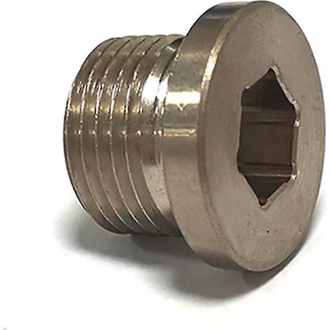 Capteur d'oxygène O2 M18x1,5 Bouchon hexagonal en acier inoxydable Écrou à large bande Capuchon étagé