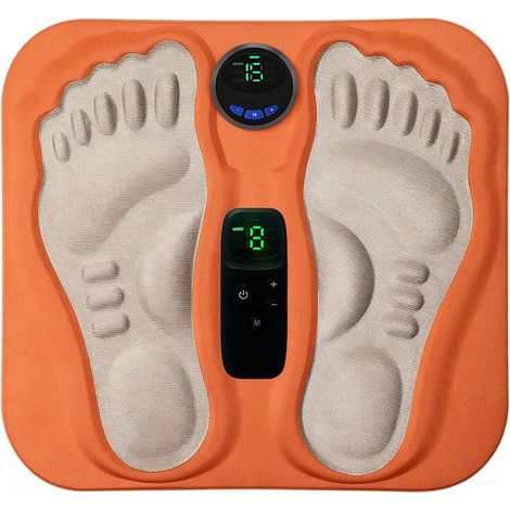 Alfombra De Masaje Por Microcorriente - Tecnología Nmes - Para Pies Y Pantorrillas - 15 Niveles De Intensidad - Incluye Mando A Distancia (1/5)