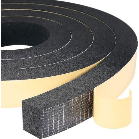 Ecleanfy - 2024, Bande de caoutchouc mousse 2 rouleaux 25 mm (l) x 20 mm (h) x 4 m (l) Joint d'étanchéité Résistant aux intempéries Antichoc Anti-collision Meubles (1/5)