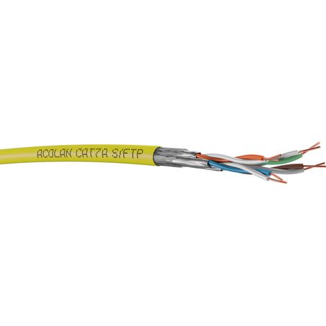 Acome ACOLAN 1500SFS Kat.7A gelb 8P S/FTP AWG22 R8482A-Dca-T500 500 Stk