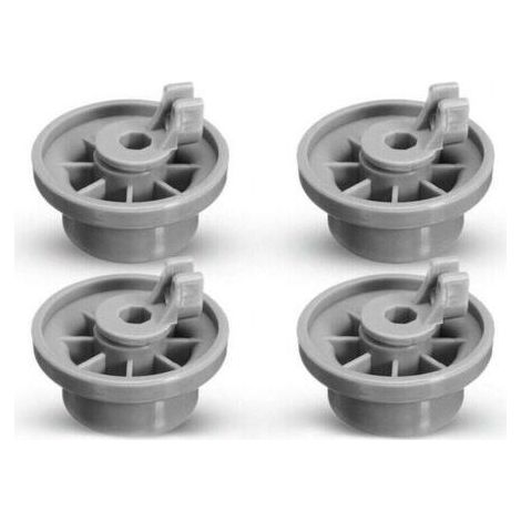 Lot de 4 Roulettes de Lave-vaisselle pour Panier Inférieur, roulettes panier lave-vaisselle,Roues de Lave-vaisselle pour Siemens, Bosch 165314 (1/4)