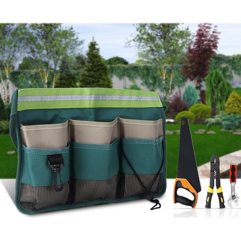 Sac banane multipoches ajustable pour outils de jardin / sac banane pour le nettoyage du jardin (1/5)