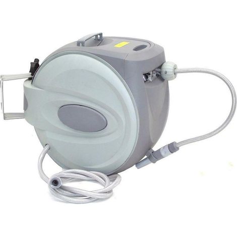 automatischer Schlauchaufroller 40m Schlauchtrommel 05028 Wasserschlauch Garten (1/5)