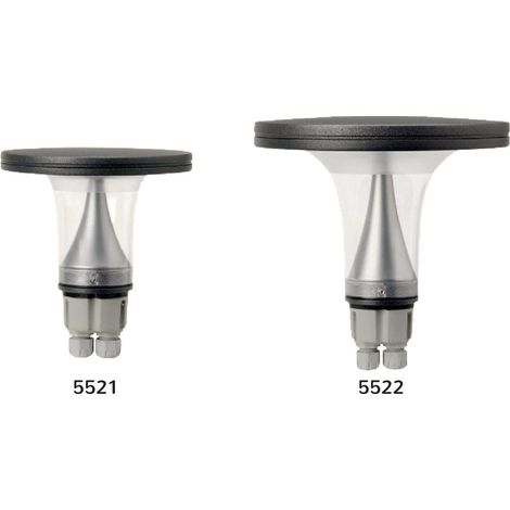 Goccia illuminazione corpo lampada cantharellus led luce naturale 4000k 20w diametro 200mm ip65 grafite 5522gr4k (1/4)