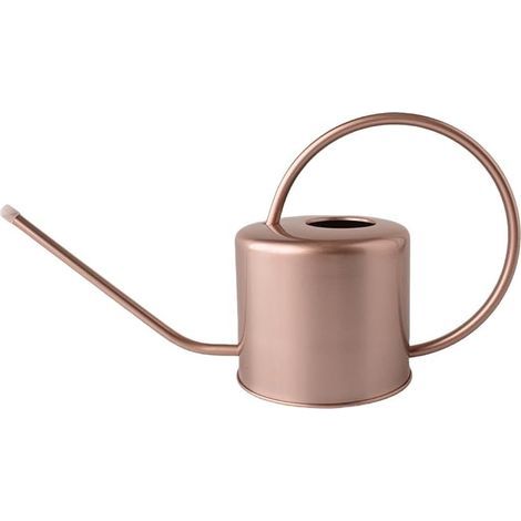 1300-ml Gießkanne aus Edelstahl mit langem Ausguss, geeignet für Zimmer- und Außenpflanzen, kleine Gießkanne für Zimmerpflanzen und Gartenblumen (Rosa).