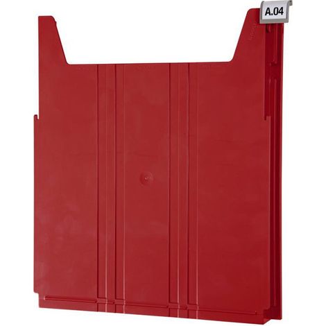Trieur mural BIG Module d'installation rouge l262xP42xH302mm EICHNER