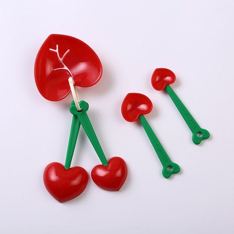 Ensembles de Cuillères Doseuses et Separateur Oeuf 2 en 1 avec 4 x Cuillere Mesure et 1 x Separateur Jaune Oeuf Cup Mesure sans BPA et Compatible Lave Vaisselle (1/5)