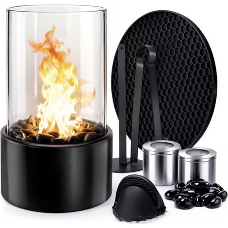 Les cheminées de table à l'éthanol conviennent aux balcons, aux chambres, aux maisons, aux fêtes et constituent également d'excellents cadeaux. (1/5)