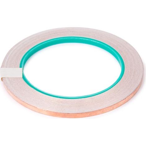Velleman Kupferfolie, selbstklebend, bietet Schutz vor elektromagnetischen Störungen (EMI), 5 mm x 25 m (1/4)