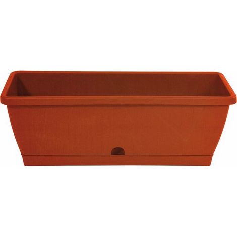 Vaso rettangolare in polipropilene 50x20x18H cm Capacita : 10 litri
