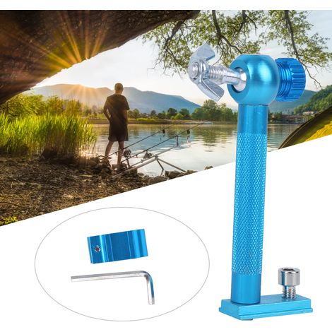 Chaise de pêche pliable en aluminium léger avec support de lampe et rangement intégré