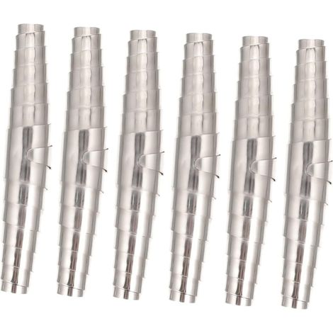 Ressorts de Sécateur en Acier Argentés, Lot de 6 Pièces Résistance à Rouille, Extrémités Effilées, Flexibilité, Pièce de Remplacement pour Ressort Usé ou Cassé (1/5)