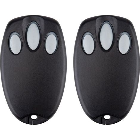 Pack of 2 replacement portable garage door transmitters for Chamberlain Liftmaster Motorlift 94335E 84335E ML700 ML500 ML850 Merlin+ C945 C840 Security+ 433.92 MHz