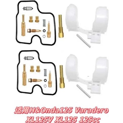Kit de réparation de carburateur transfrontalier compatible avec H&Onda 125 Varadero XL125V XL125 125 cm³