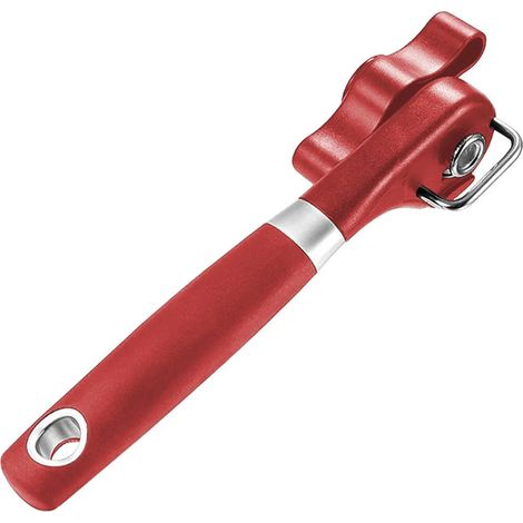 Ouvre-boîte de sécurité, acier inoxydable, conception ergonomique antidérapante, coupe de bord lisse, sans bords tranchants (1/5)