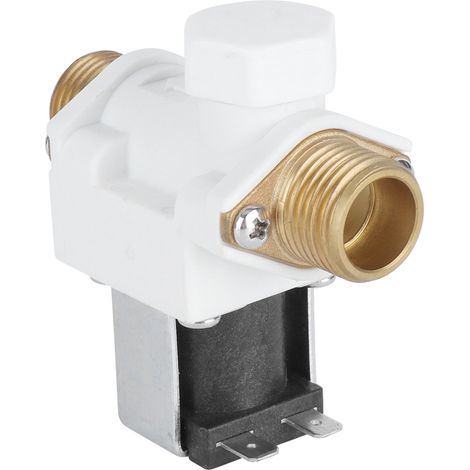Direktwirkendes Magnetventil mit Rückschlagfunktion, leicht zu reinigen, für Industrieanlagen, 1/2"-Außengewinde, 12 V DC, normalerweise geschlossen (1/5)